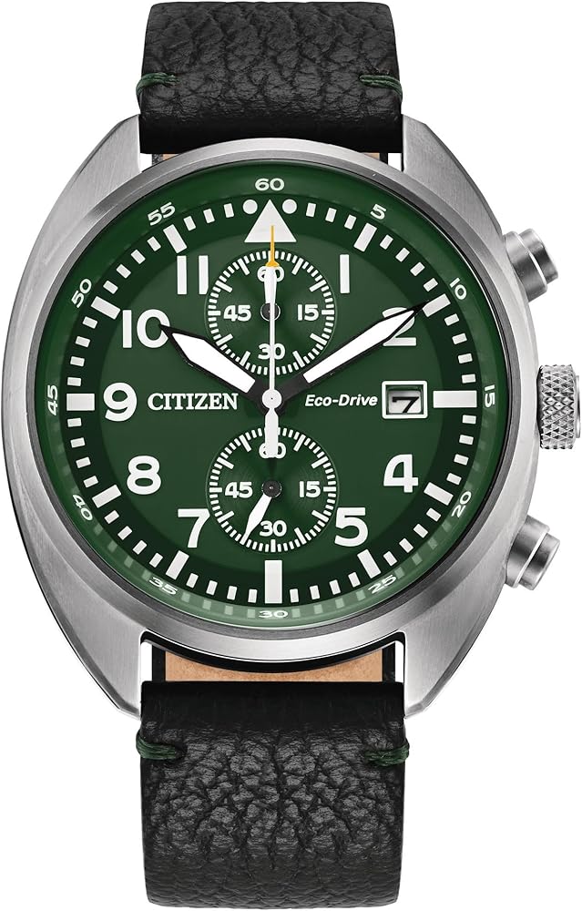 Buy Citizen Eco-Drive 41 mm Green Dial Chronograph Men Watch